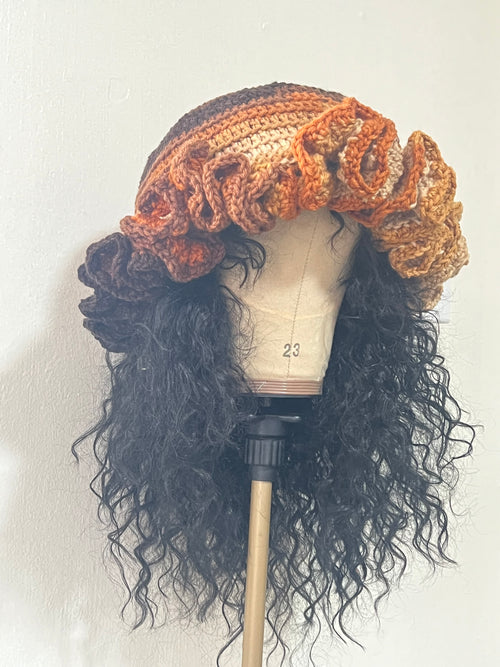 Crochet Ruffle hat